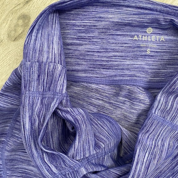 Athlete Blue/Purpleish/White Heathered Leggings Size Small Like New! - Picture 6 of 13